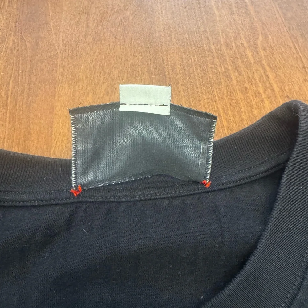 Gucci Black Tee with Red and Green Accents - Picture 4 of 5